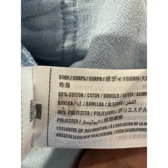 Abercrombie Kids Size 13/14 Fleece Sweatpants Light Blue - Picture 3 of 4